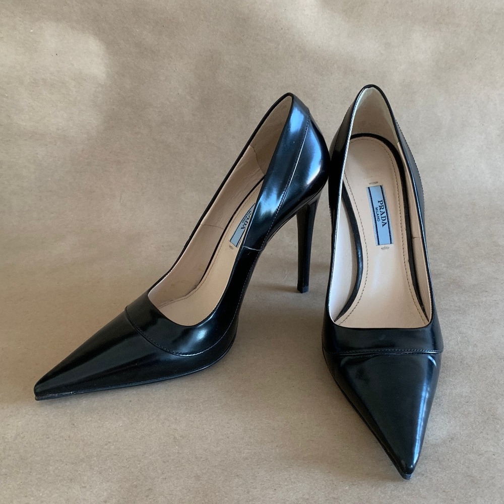 Black Prada Stiletto Pumps